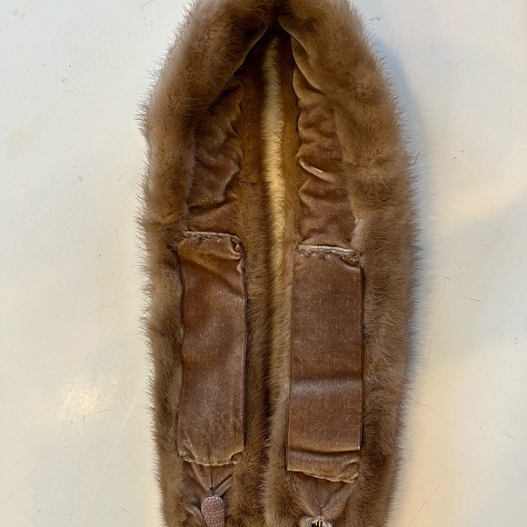 Faux Fur Neck Piece - Brown - Vintage - Medium - Picture 6 of 10